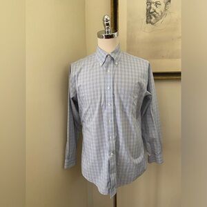 Brooks Brothers Multicolor Check Print Cotton Sport Shirt Size 16.5/33-35 $ 128